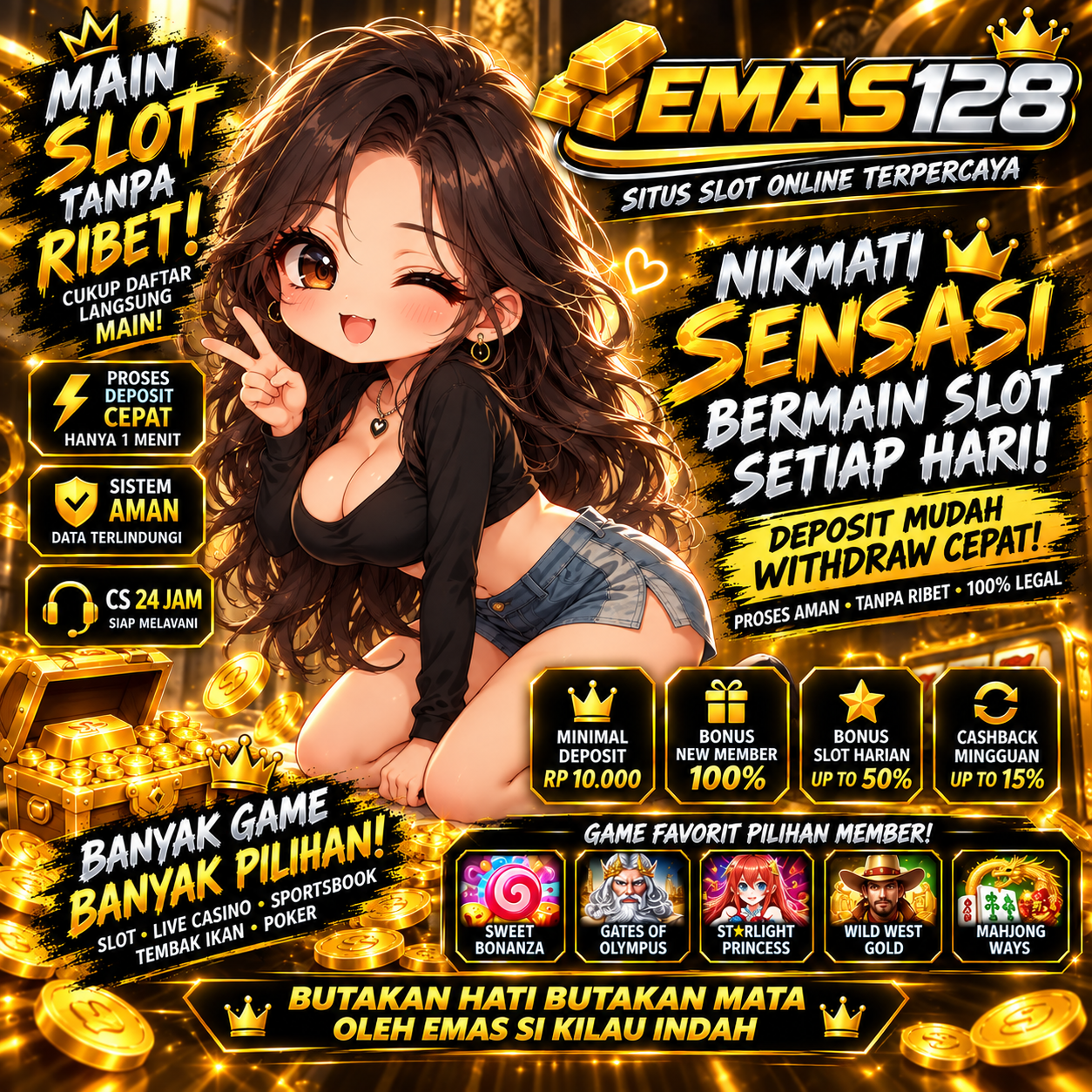 EMAS128 EVENTS SPESIAL HARI INI - Cek Daftar Bonus & Hadiah